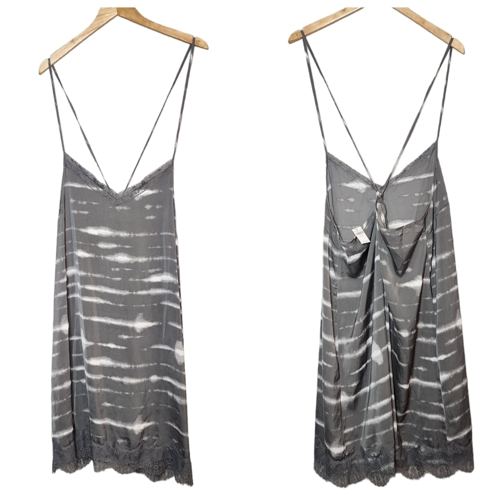 Aerie Gray Tie-Dye Slip Dress - Picture 4 of 16